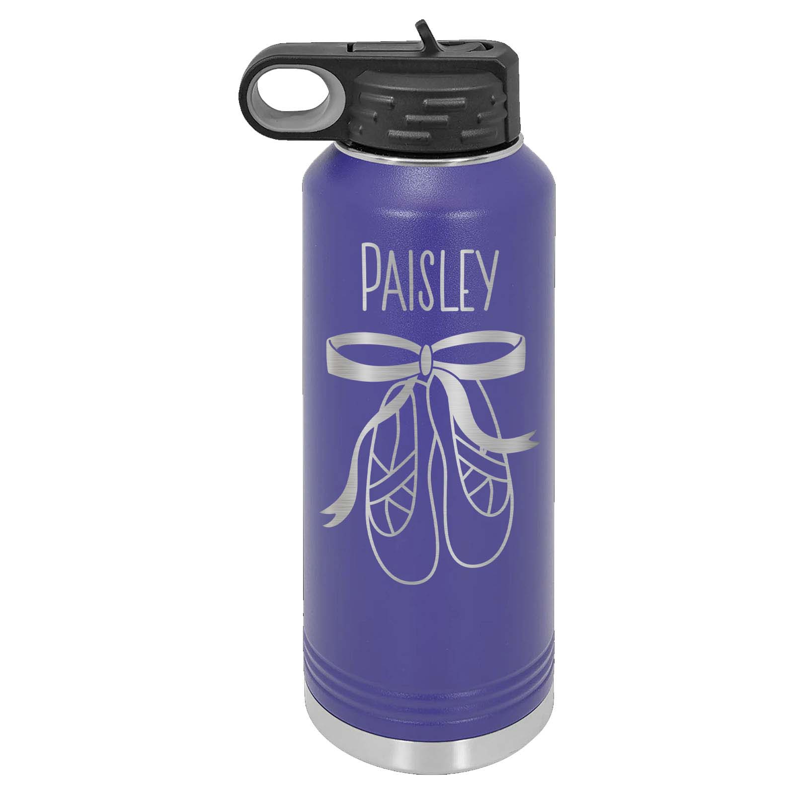 Zapatos de bailarina con botella de agua de baile personalizados Mato & Hash 32 oz - Imagen 16 de 21
