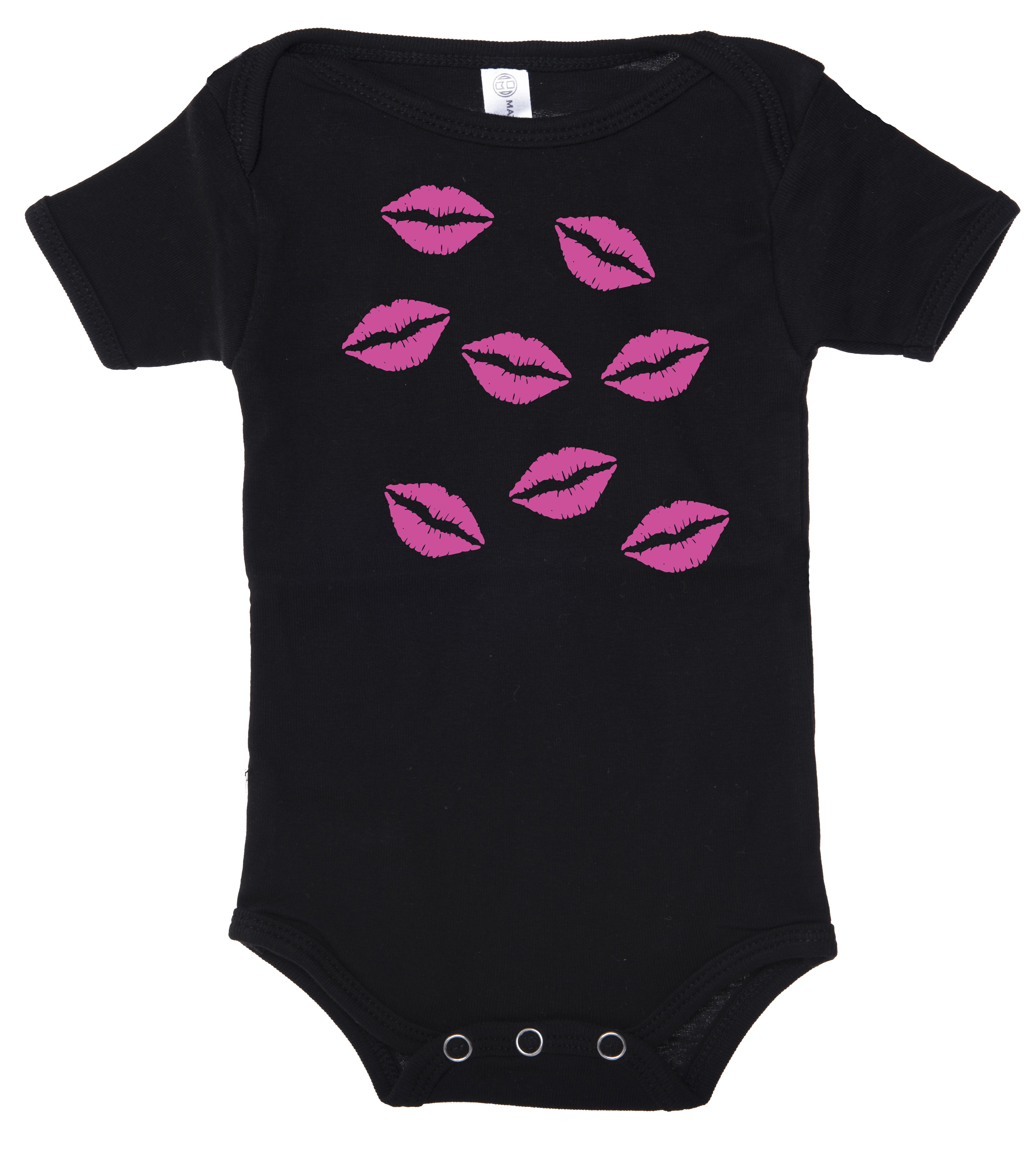 Traje de bebé Kiss Lip de una sola pieza, lindos mampos para bebé, - Imagen 4 de 6