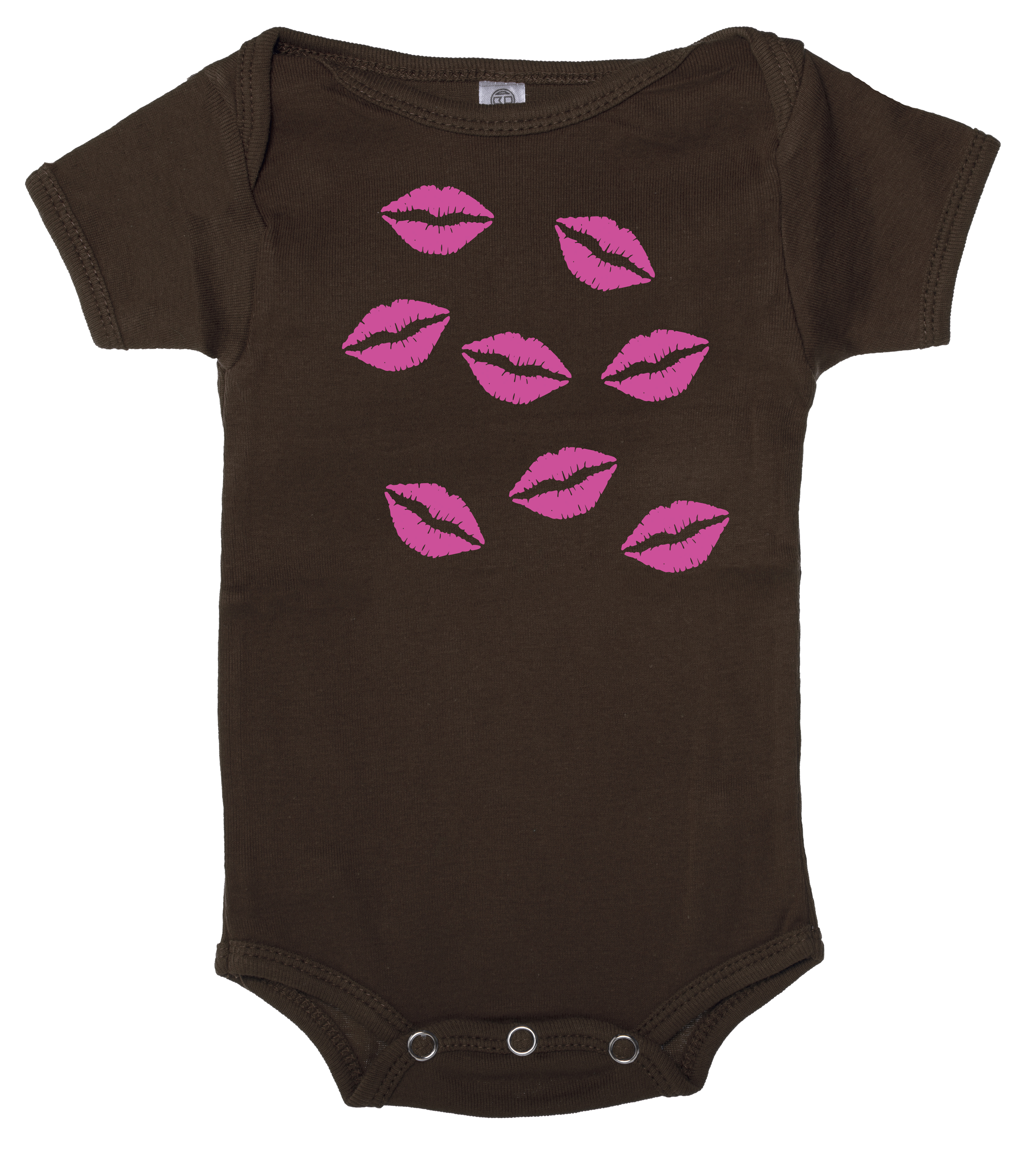 Traje de bebé Kiss Lip de una sola pieza, lindos mampos para bebé, - Imagen 6 de 6