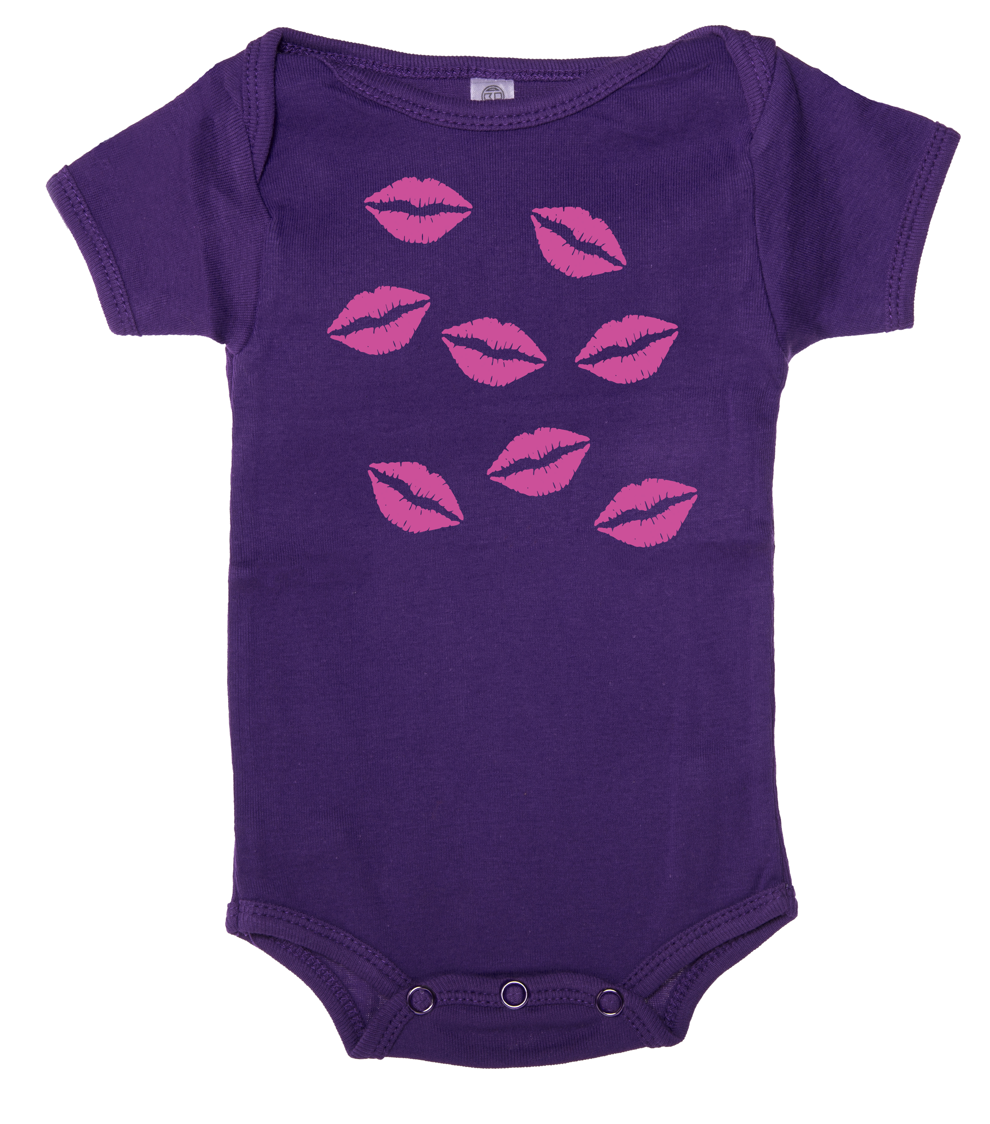 Traje de bebé Kiss Lip de una sola pieza, lindos mampos para bebé, - Imagen 5 de 6