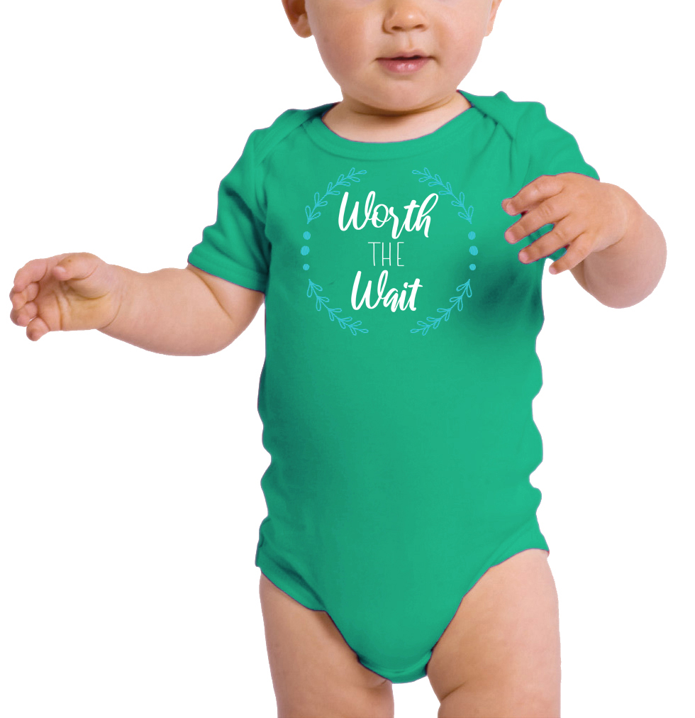 Rainbow Baby One-Piece Newborn Rompers, Jumpsuit Baby Clothing - Worth The Wait - Picture 5 of 8