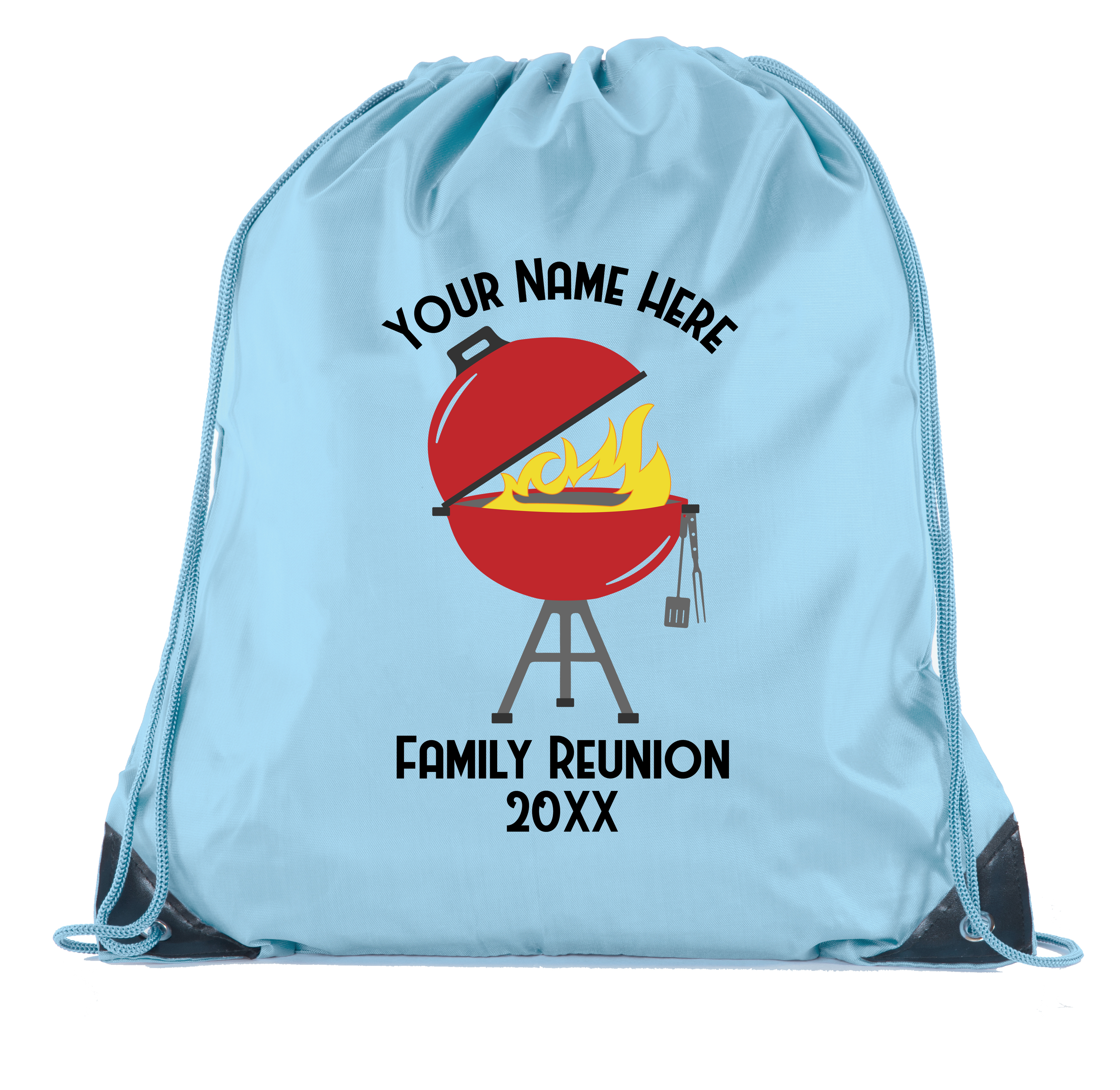 Grill with Custom Name and Date – Family Reunion Party Favor Bags