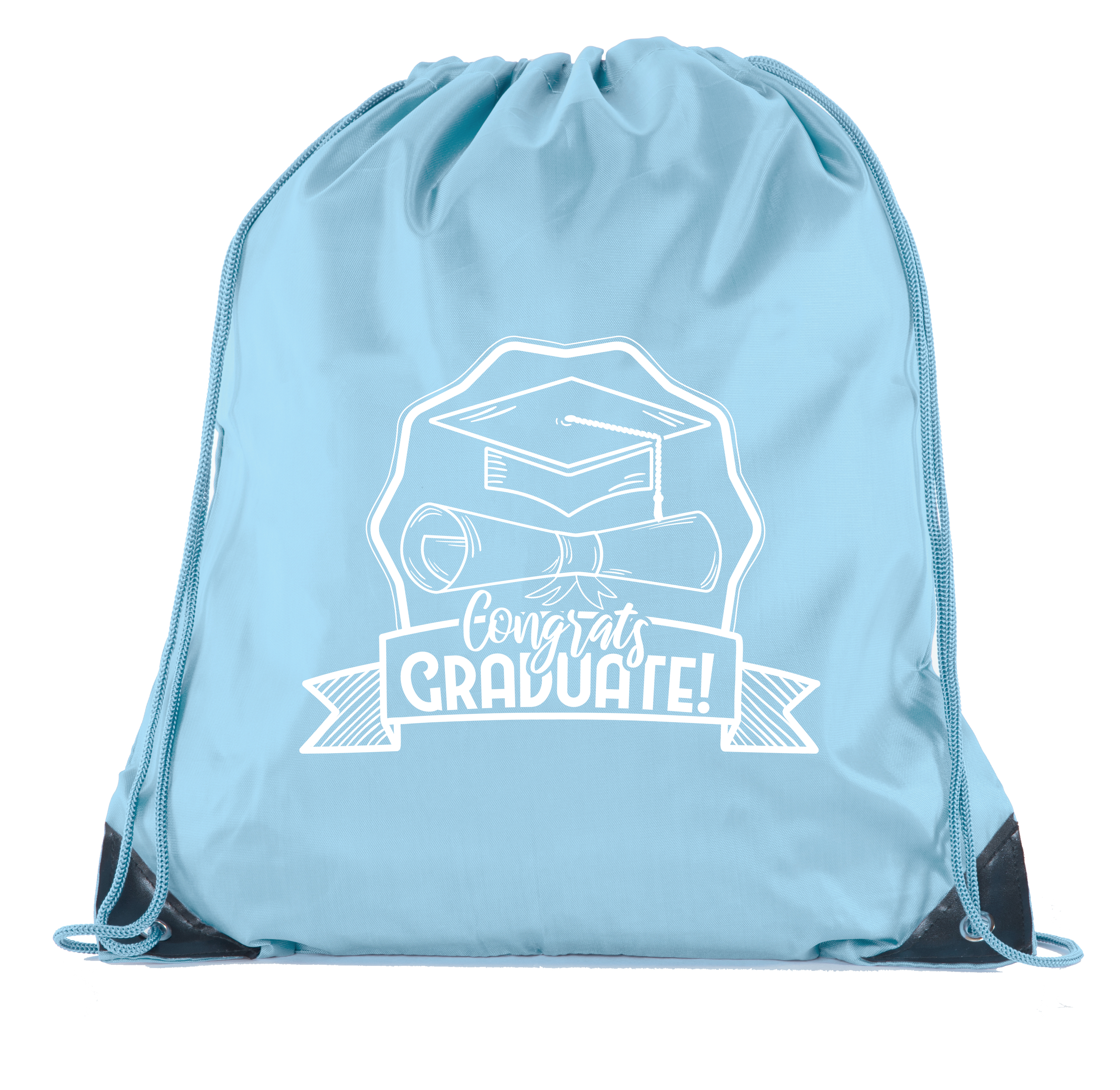 Mochilas con cordón de graduación para fiesta bolsos de cincha - sombrero y diploma - Imagen 4 de 14