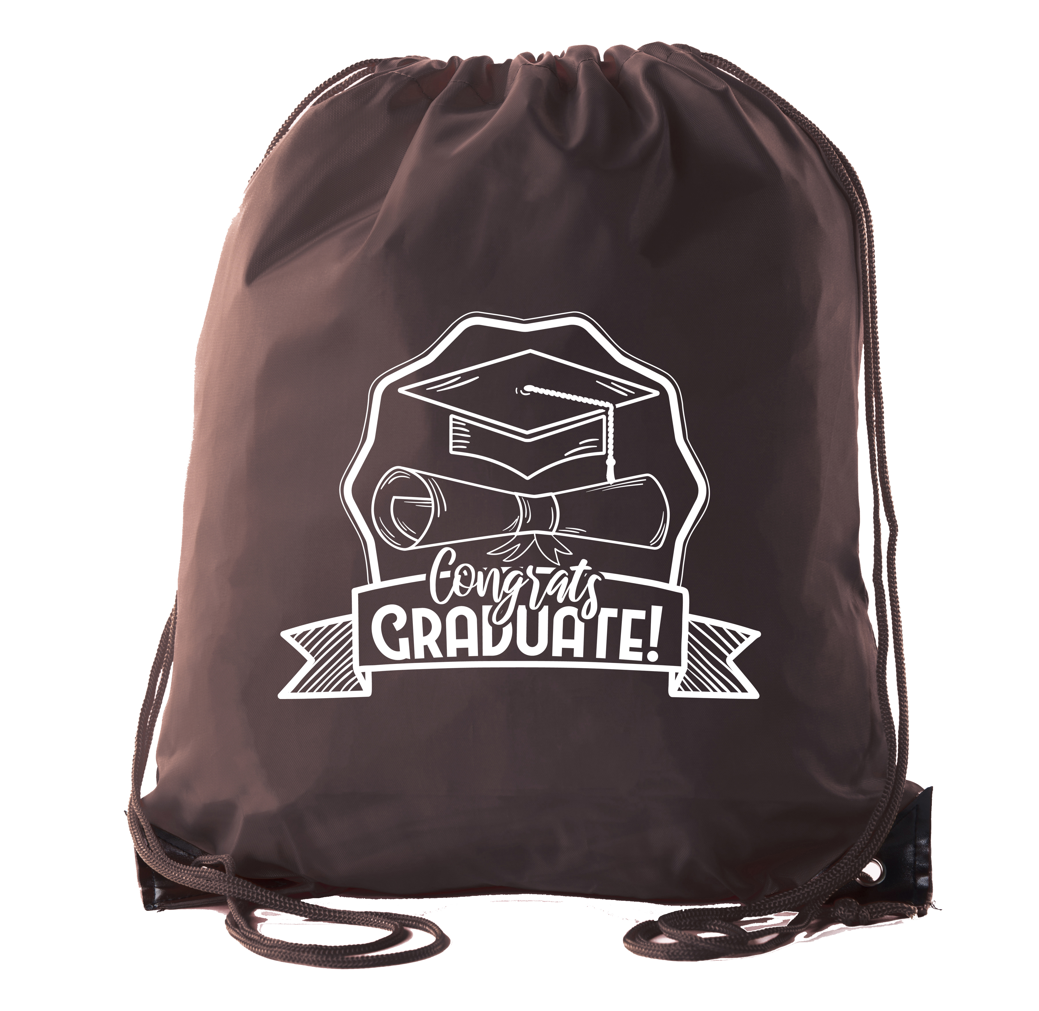 Mochilas con cordón de graduación para fiesta bolsos de cincha - sombrero y diploma - Imagen 5 de 14