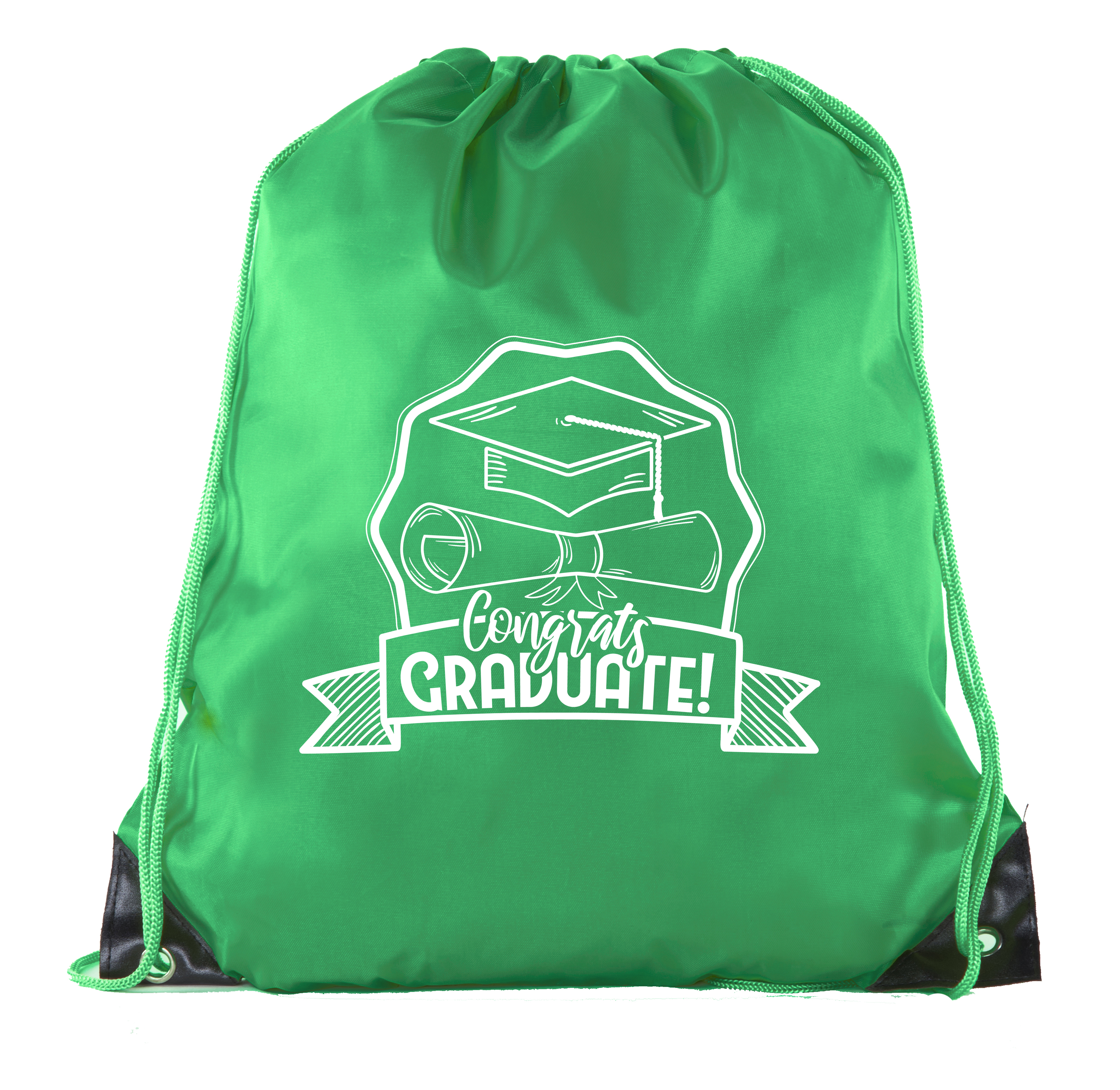 Mochilas con cordón de graduación para fiesta bolsos de cincha - sombrero y diploma - Imagen 6 de 14