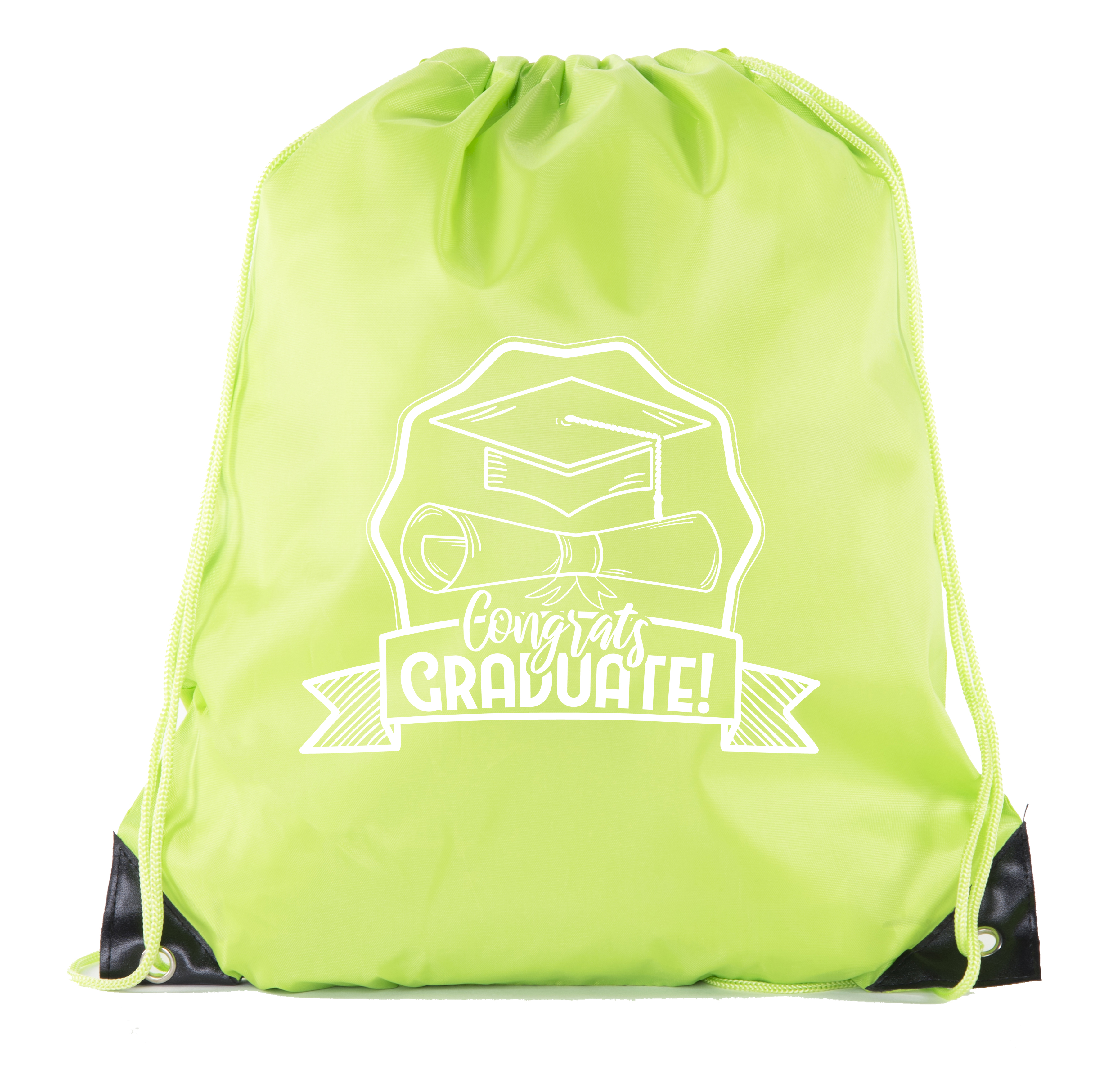 Mochilas con cordón de graduación para fiesta bolsos de cincha - sombrero y diploma - Imagen 7 de 14