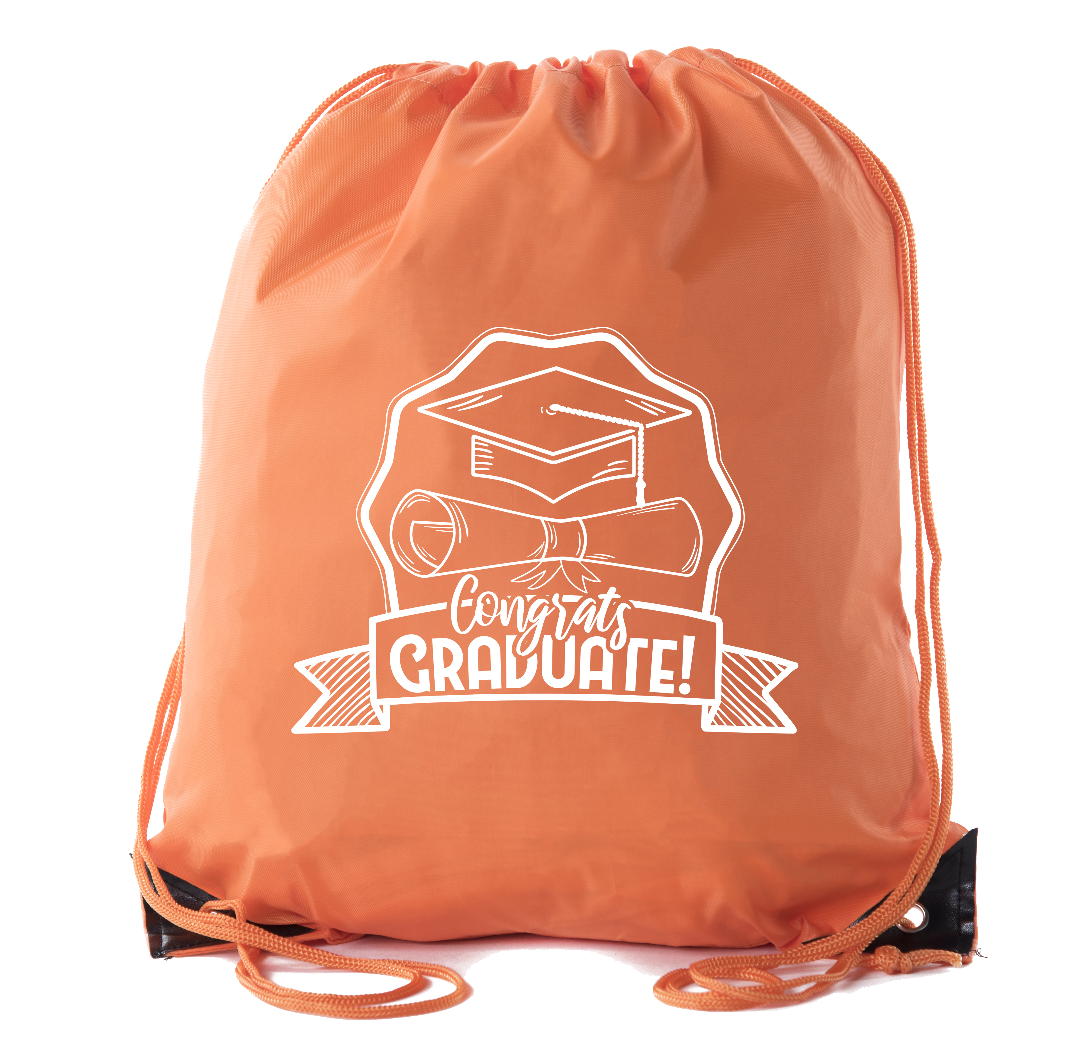 Mochilas con cordón de graduación para fiesta bolsos de cincha - sombrero y diploma - Imagen 9 de 14