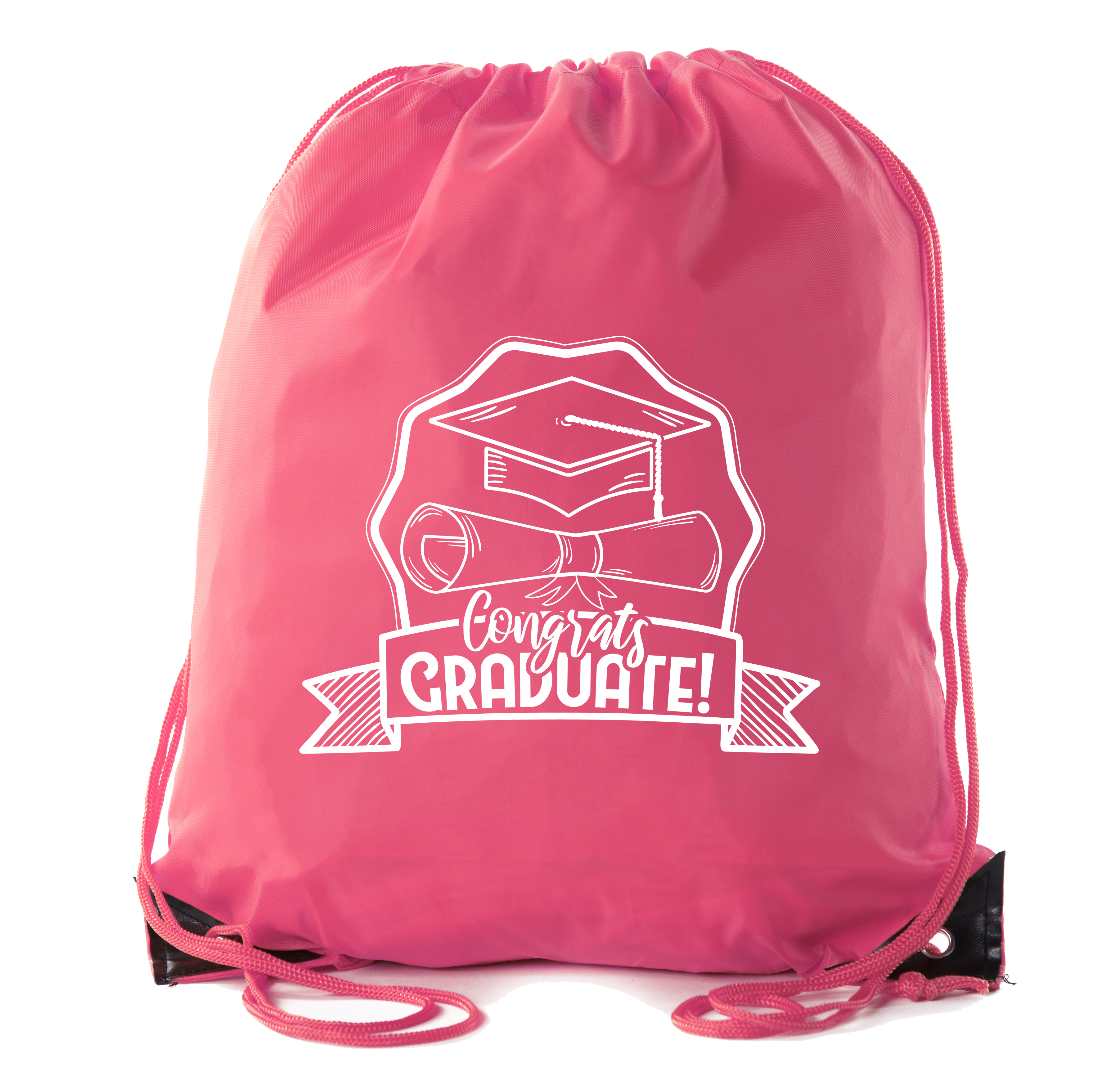 Mochilas con cordón de graduación para fiesta bolsos de cincha - sombrero y diploma - Imagen 10 de 14