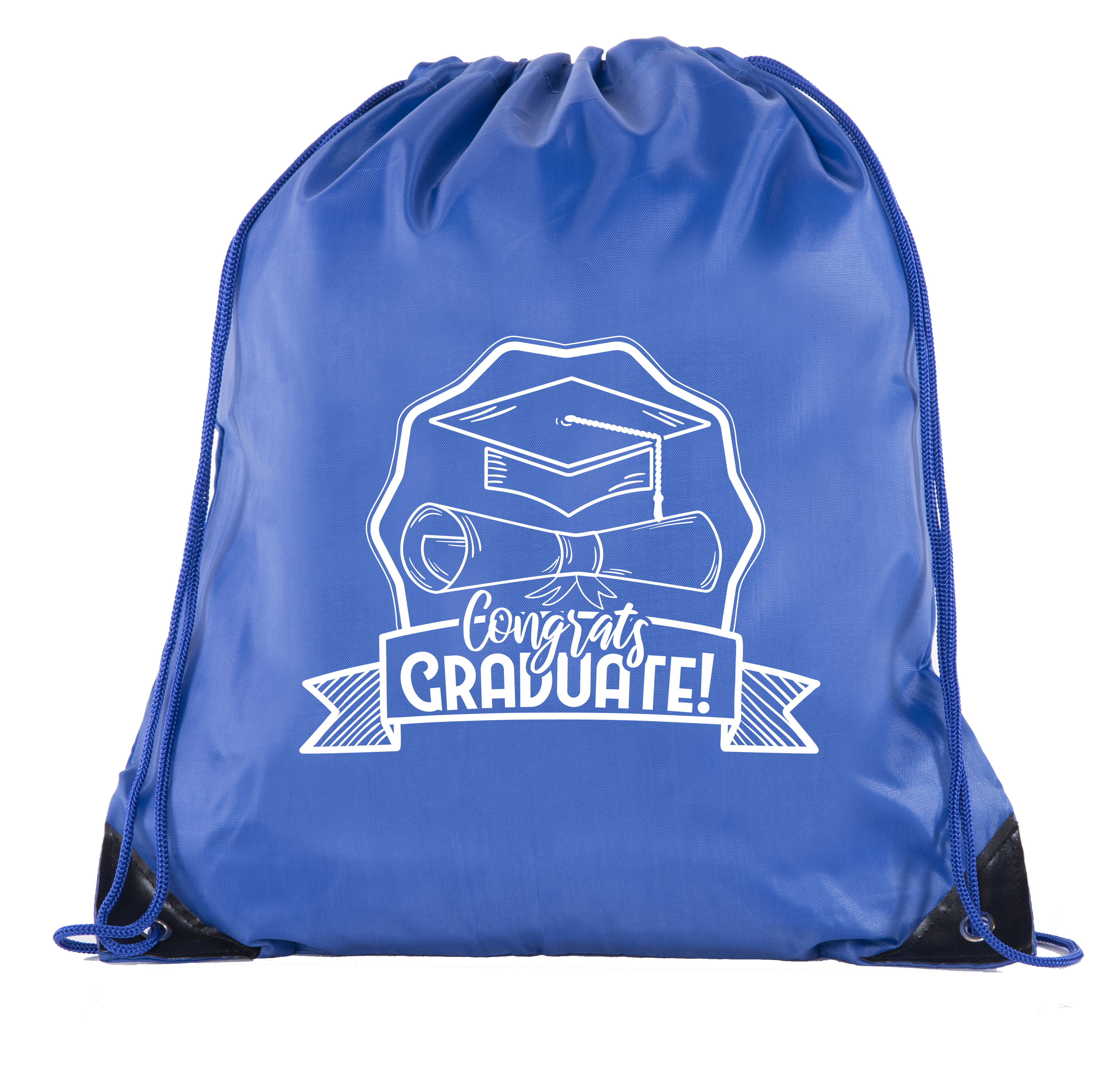 Mochilas con cordón de graduación para fiesta bolsos de cincha - sombrero y diploma - Imagen 13 de 14