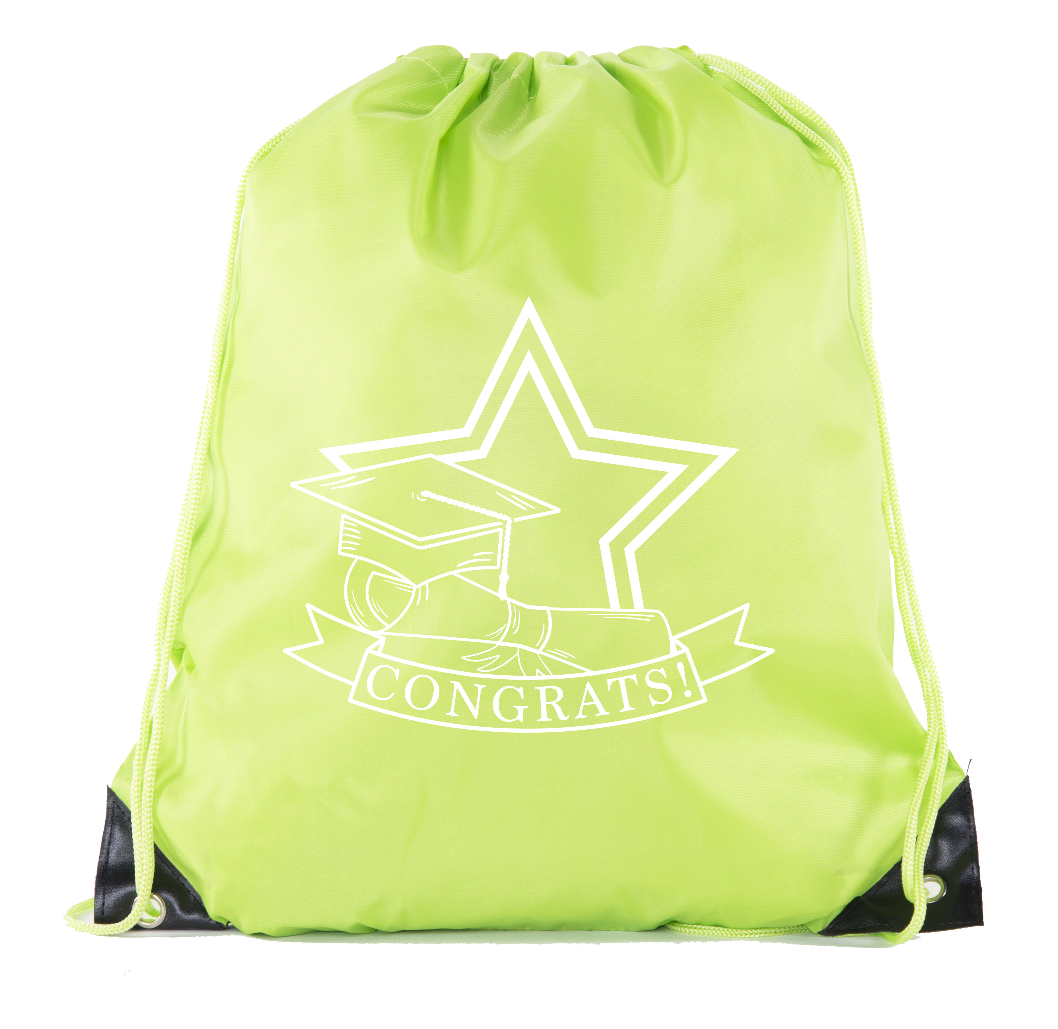 Senioren Abschluss Kordelzug Rucksäcke Party Gurt Taschen - Glückwunsch Stern - Bild 8 von 16