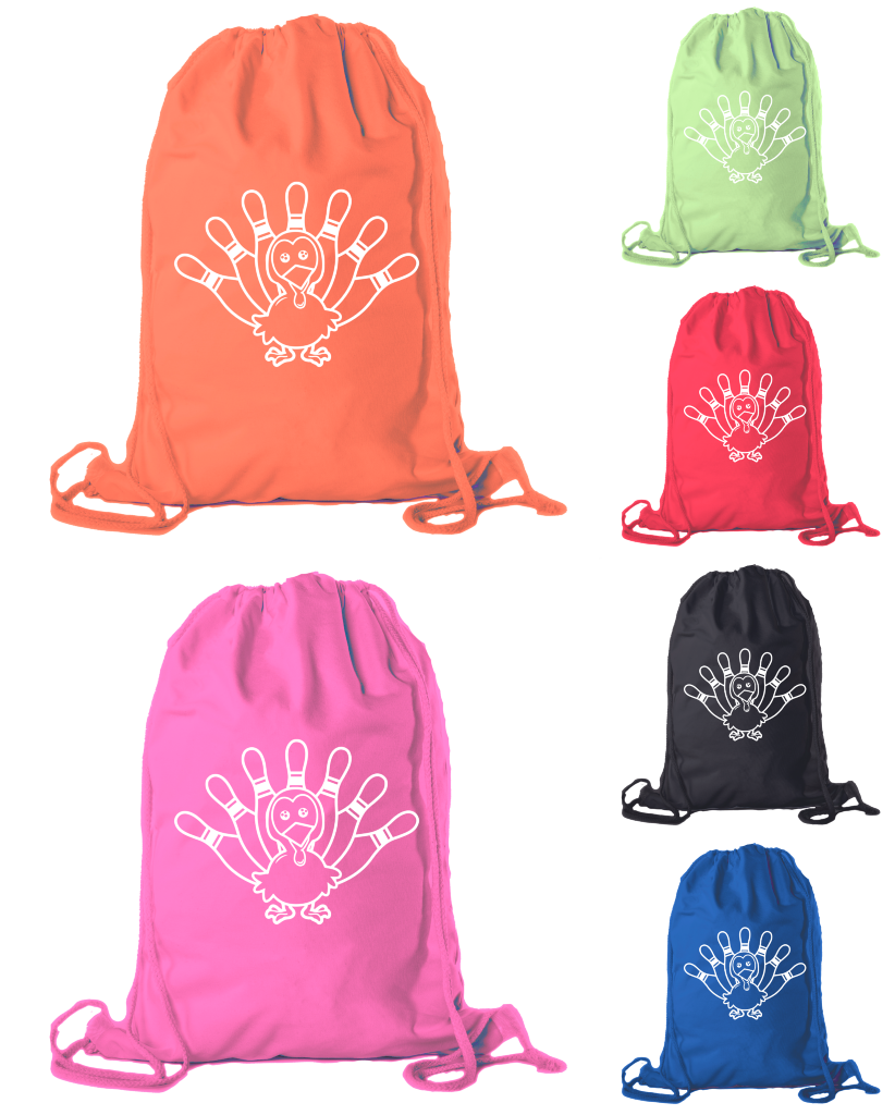 Borsa da bowling con coulisse |Borse da bowling in cotone per campionati e feste! - Foto 8 di 8