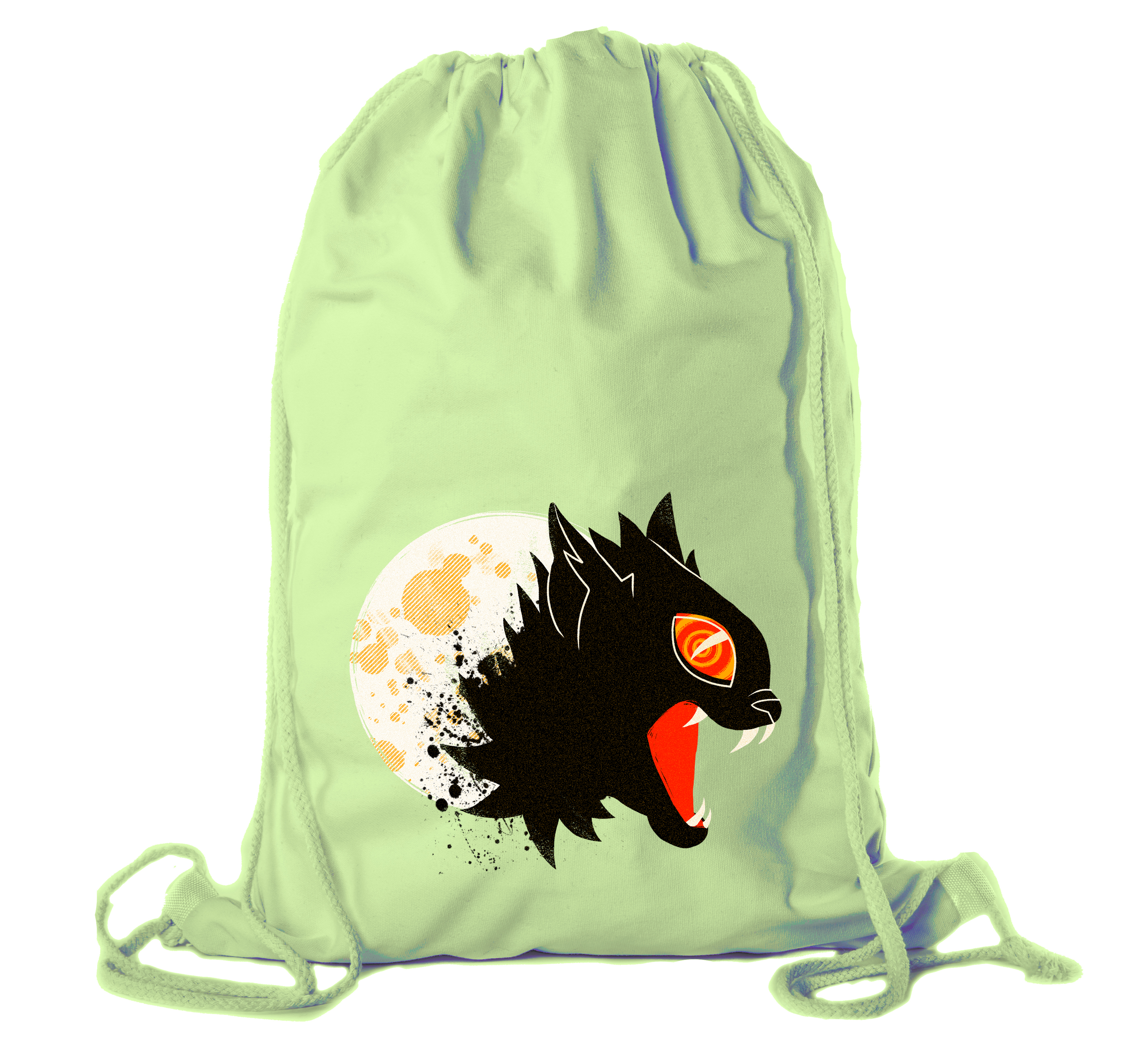 Vintage Black Cat Face Bags, Halloween Candy Bags, Funny Halloween Cotton Bags!