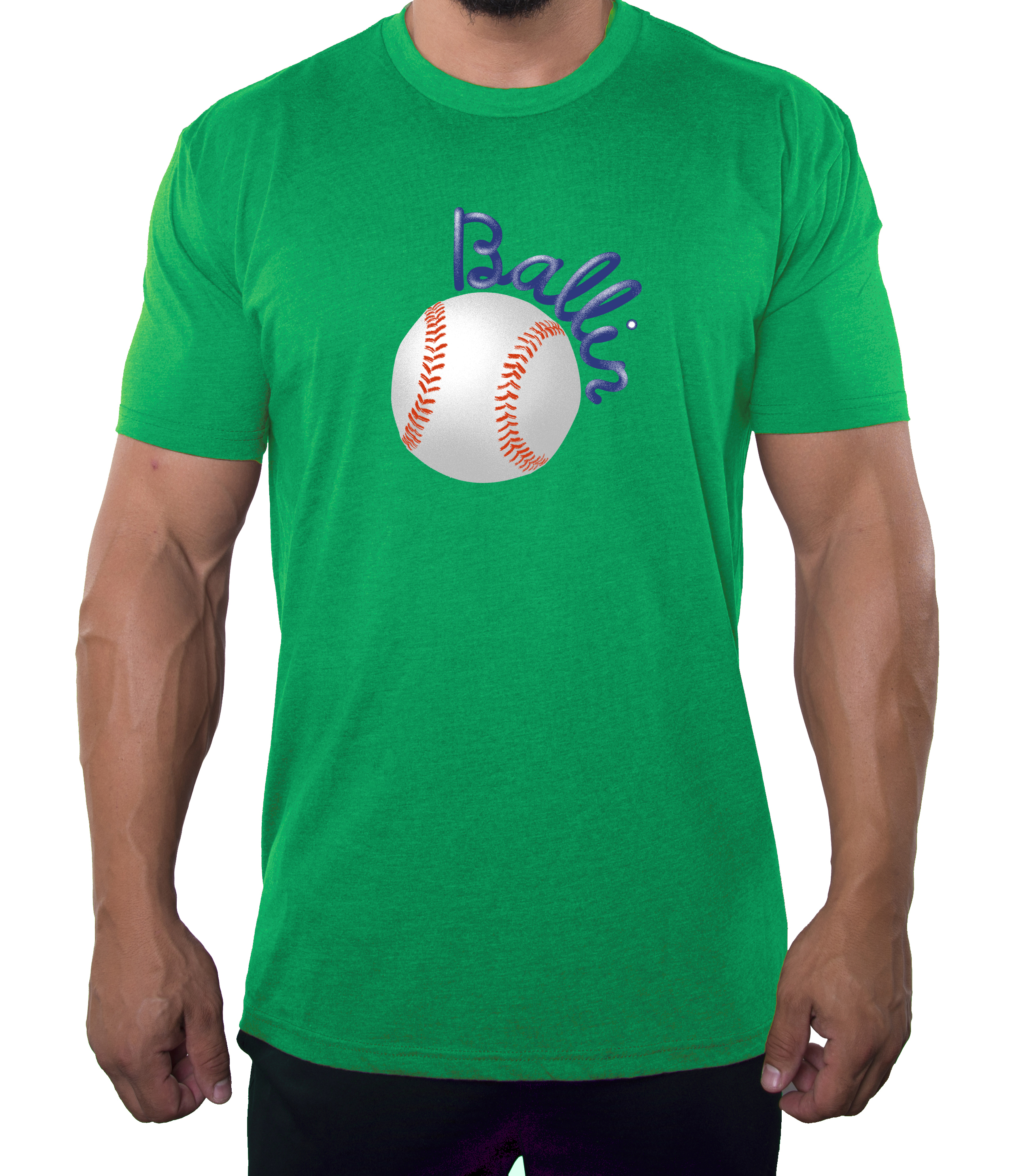 Baseball Ballin Tee, Sports T-shirts, Men’s Baseball T-shirts