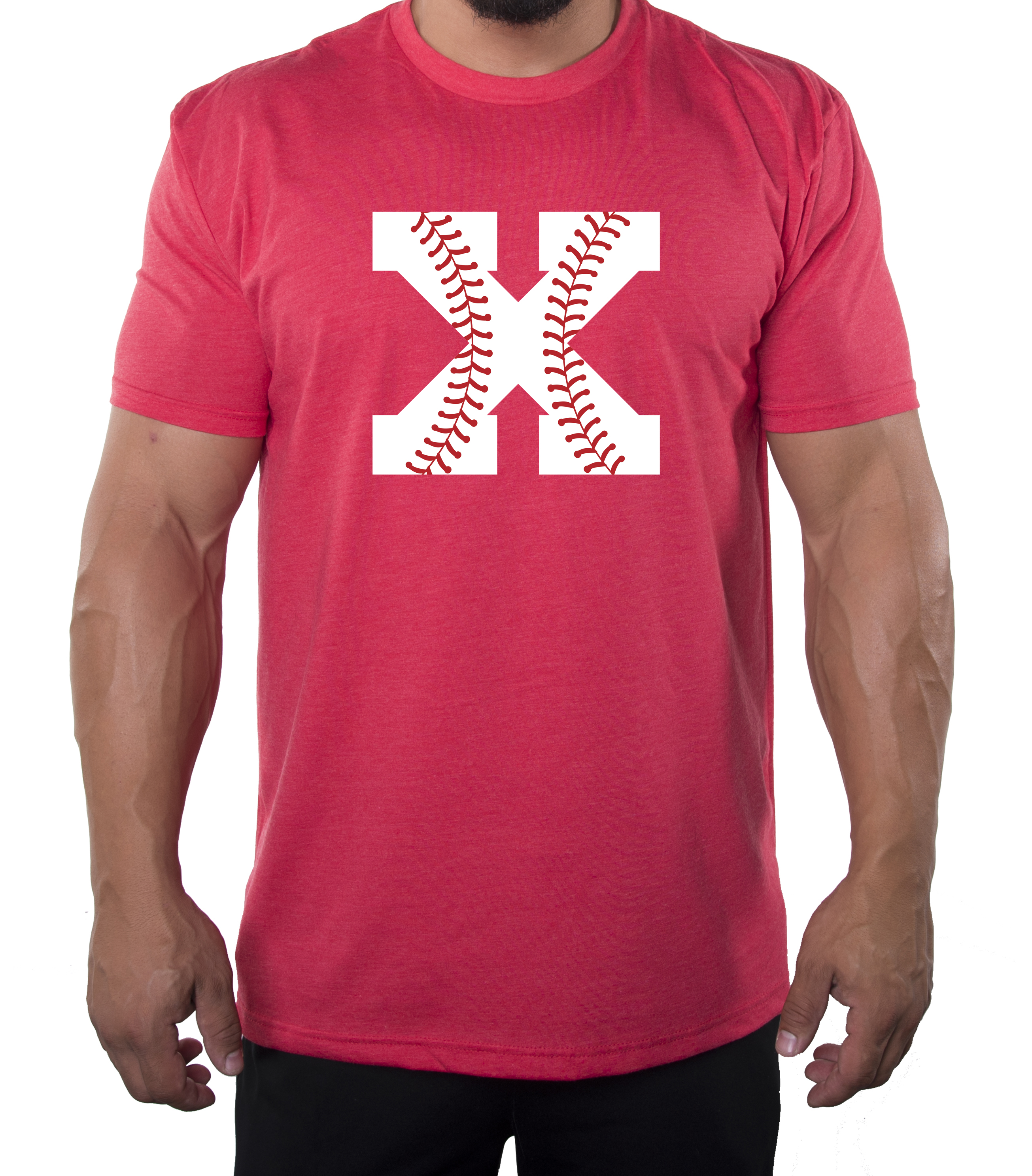 Customized Men's Baseball T-shirts with Custom Number - Picture 4 of 7