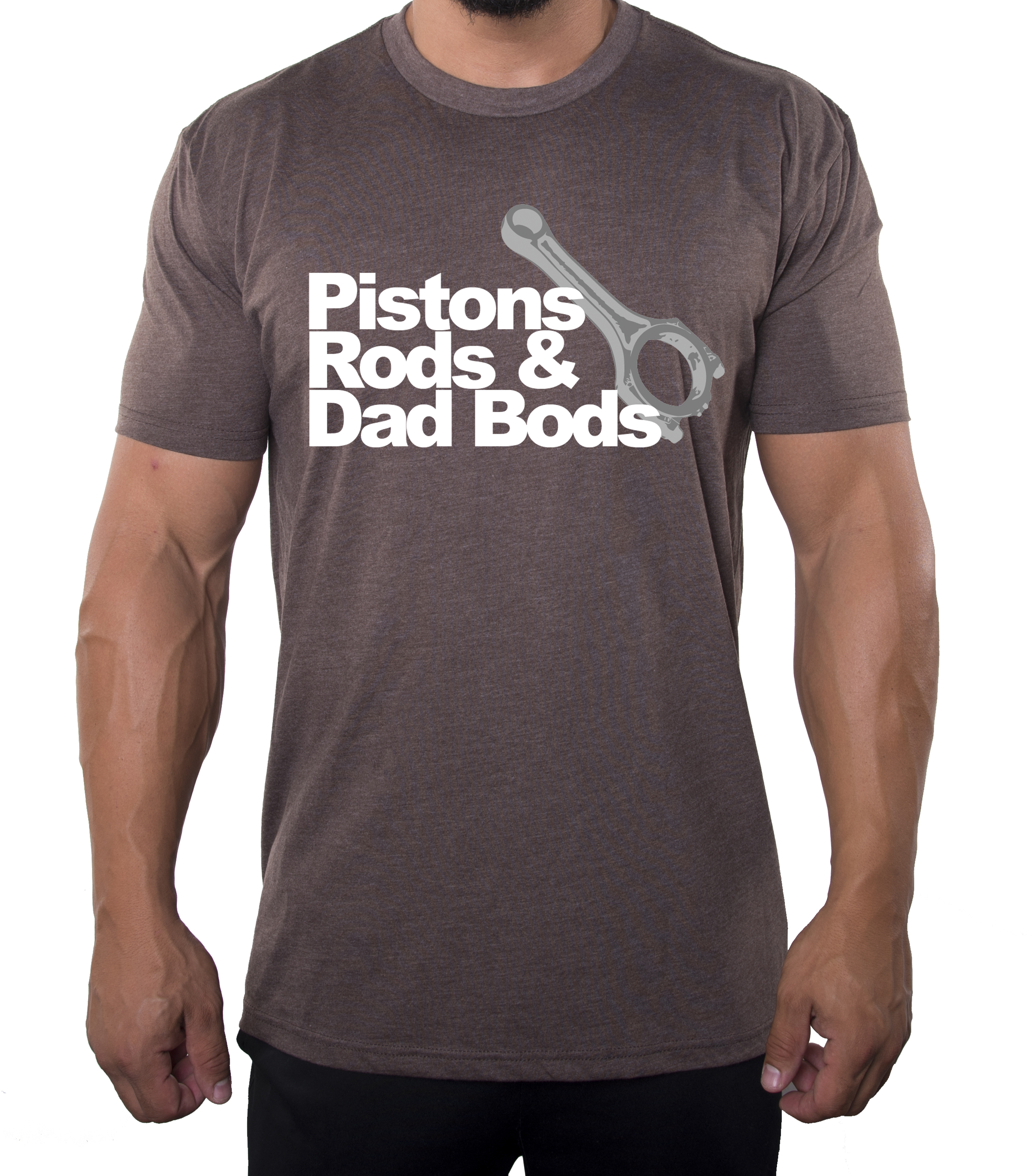 Camisas de ilustración simple Piston Rods & Dad Bods, ¡las mejores camisas geniales para papá! - Imagen 6 de 7
