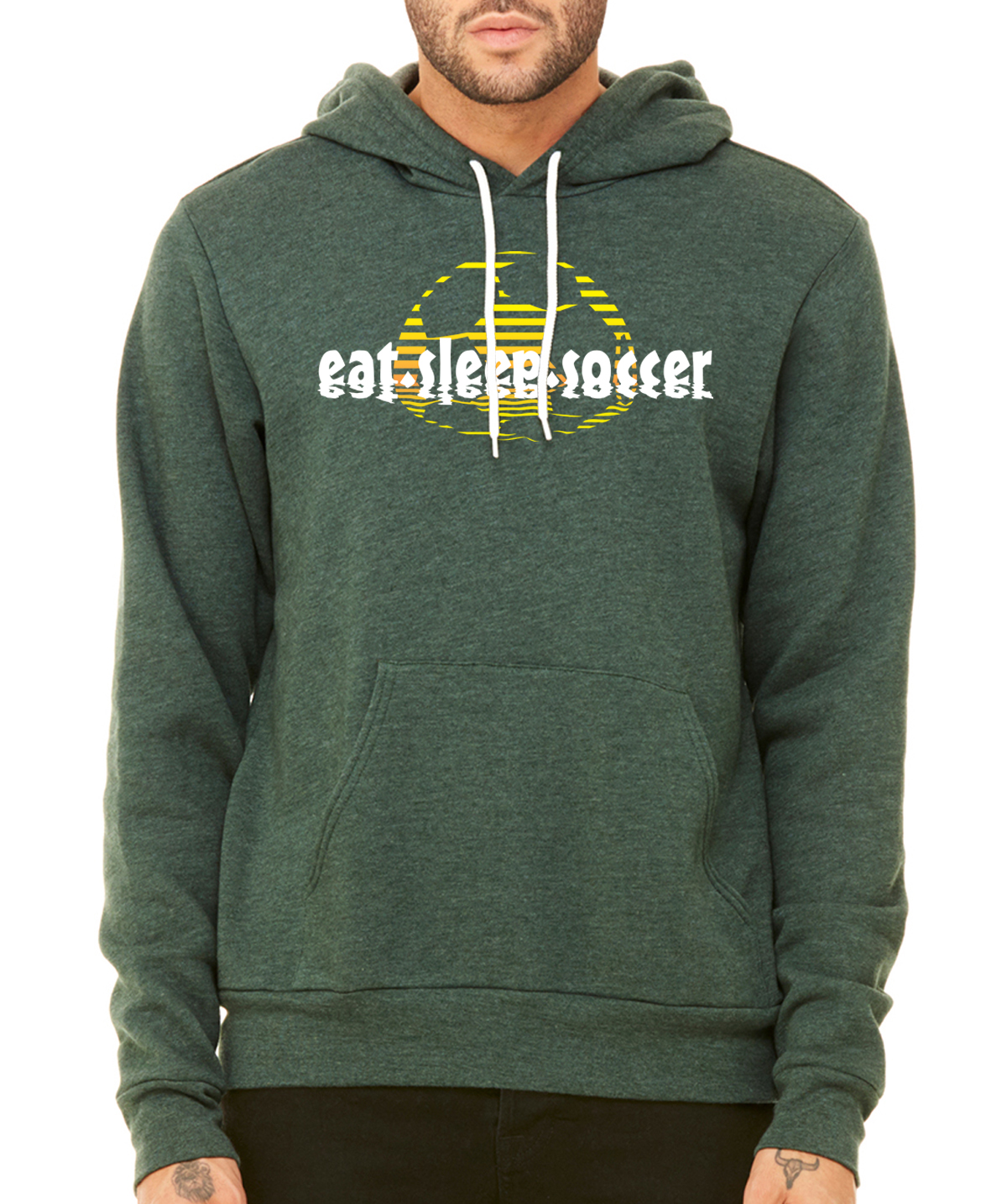 Eat Sleep Soccer Sunset, Sudaderas con capucha de fútbol - Imagen 3 de 6