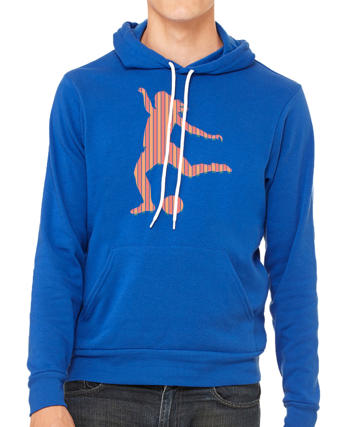 Woman Soccer Player, Unisex Hoodies, Cool Soccer Sweatshirts - Picture 4 of 6