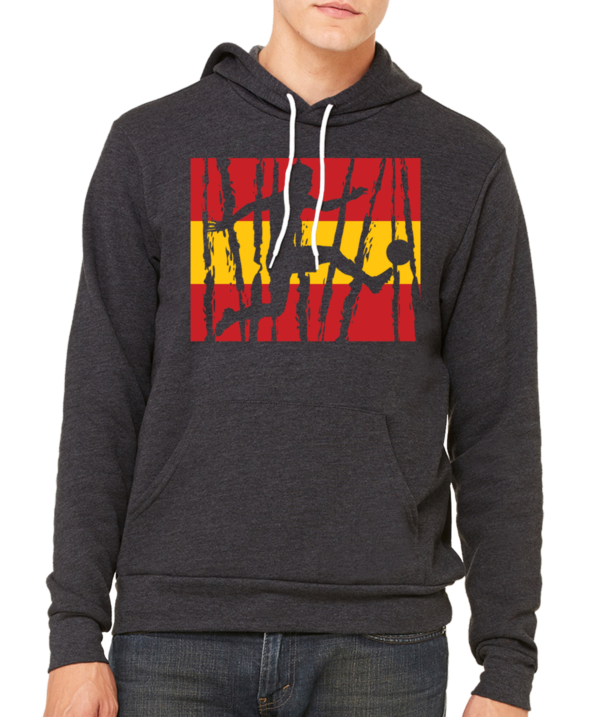 Sudadera con capucha del orgullo de fútbol español, sudaderas gráficas, sudadera con capucha de fútbol - Imagen 4 de 7