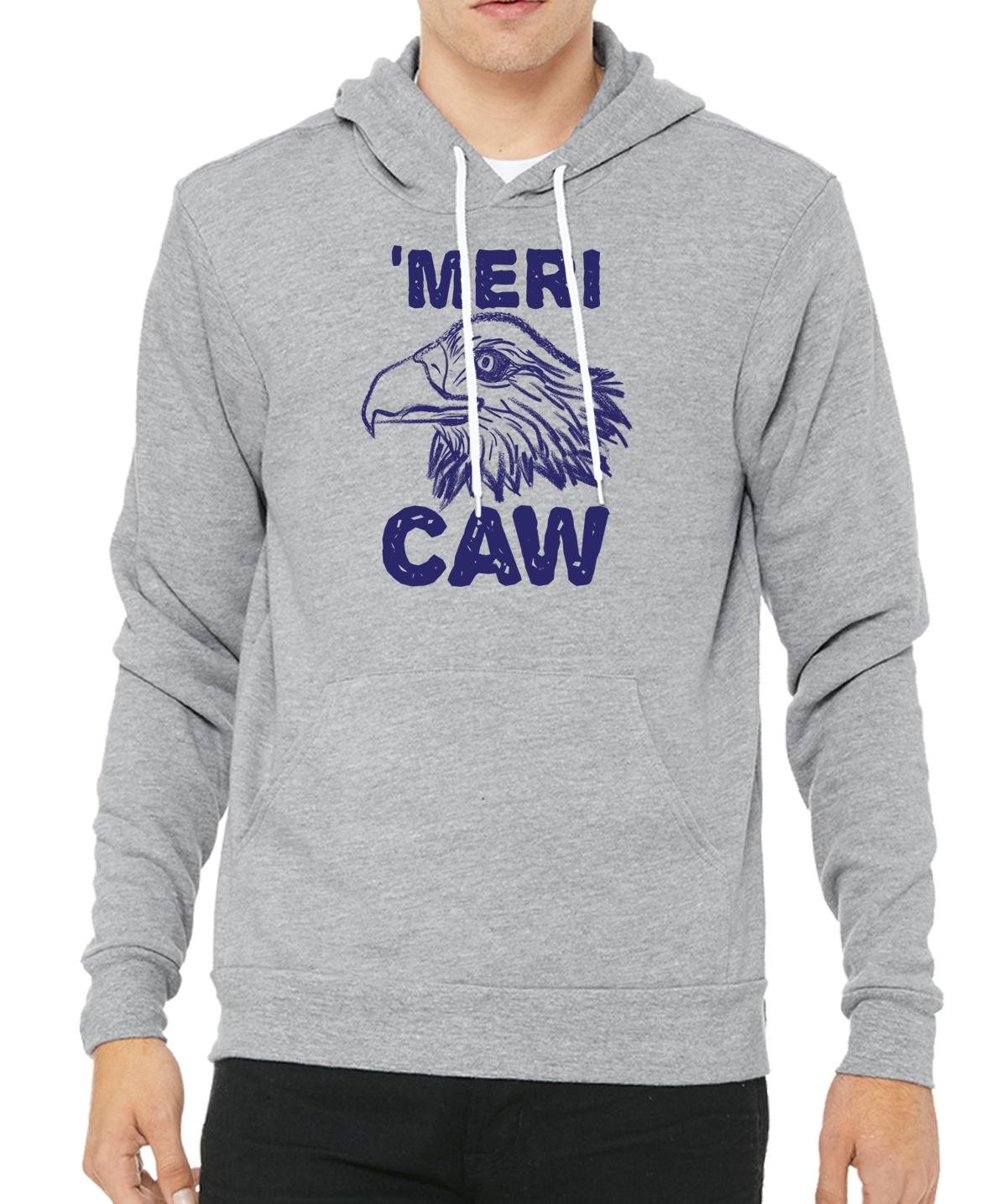 MeriCAW Patriotic Hoodie, USA Graphic Sweatshirts, 4th of July hoodies - Picture 4 of 4