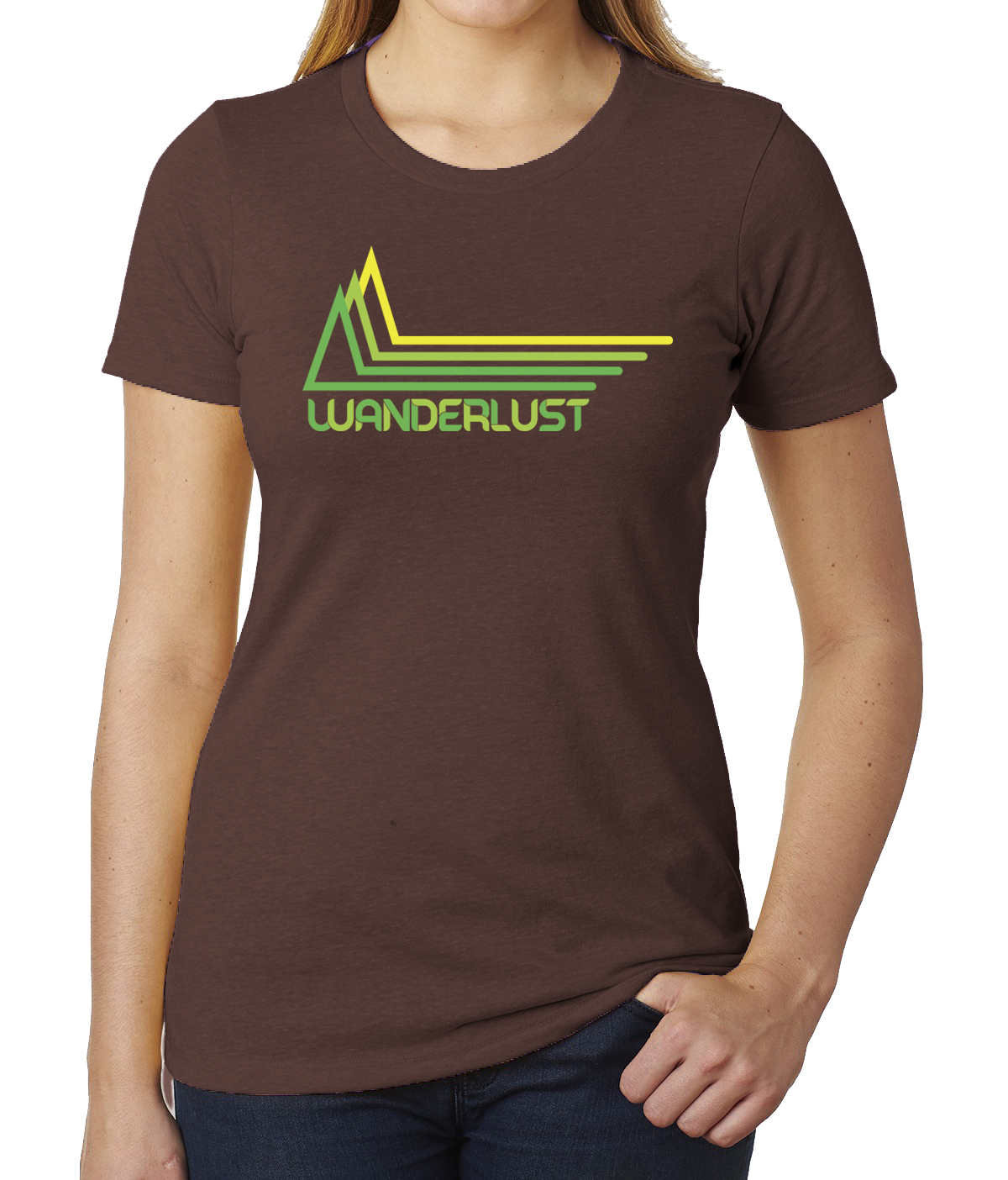 Wanderlust Women's Graphic T-shirts, Nature shirts, Women's Outdoor Shirts - Picture 4 of 5