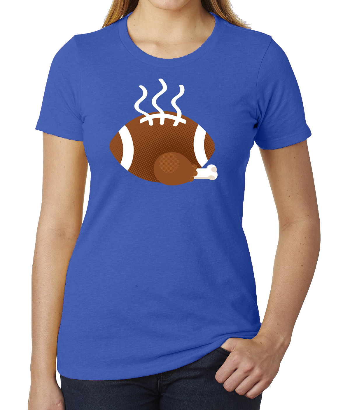 Fußball Türkei Damen Shirts, Thanksgiving Fußball T-Shirts, T-Shirts für Frauen! - Bild 7 von 8