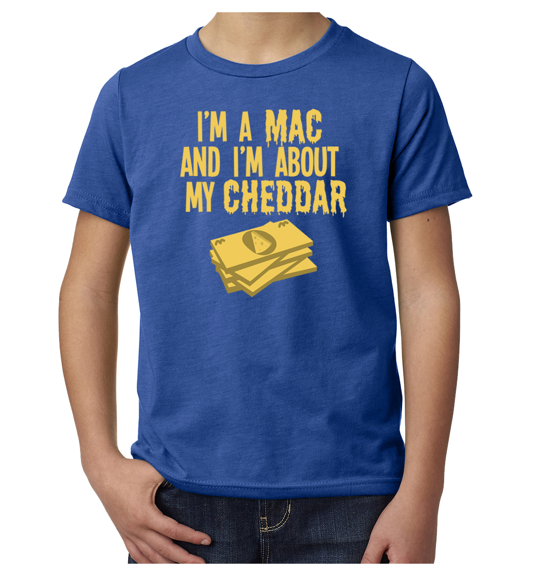 I'm a Mac about that Cheddar Youth T-shirts, Funny Graphic T-shirts - Picture 3 of 5