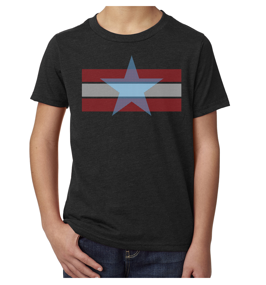 Kids Stars and stripes 4th of July T-shirts, Youth Graphic T-shirts - Picture 5 of 6