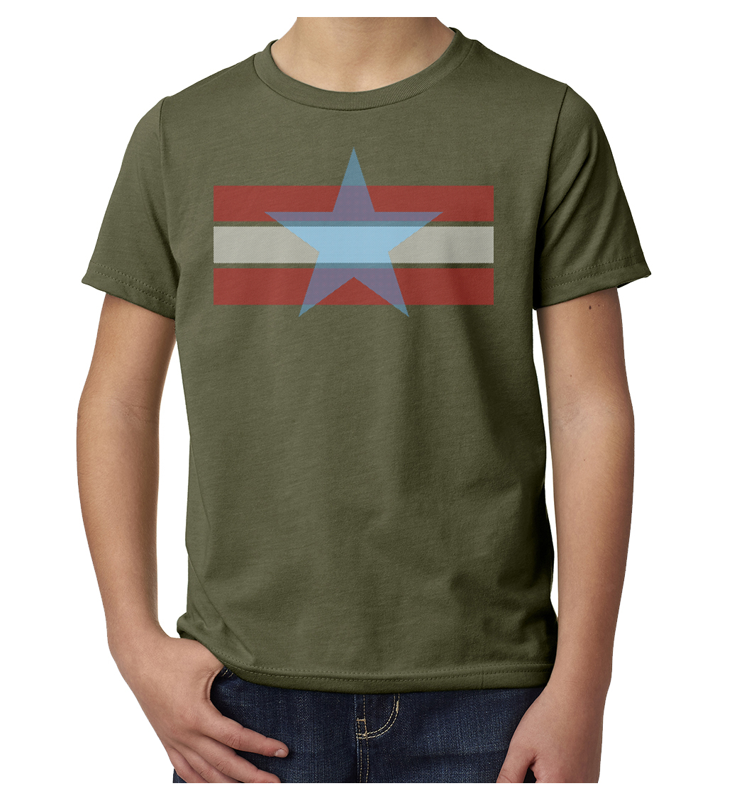Kids Stars and stripes 4th of July T-shirts, Youth Graphic T-shirts - Picture 3 of 6