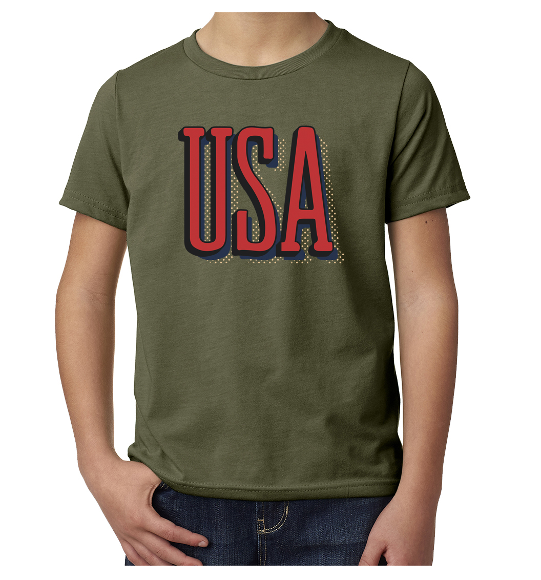 Youth USA Patriot T-shirts, 4th of July Shirts, Kids Graphic Tees - Picture 6 of 8