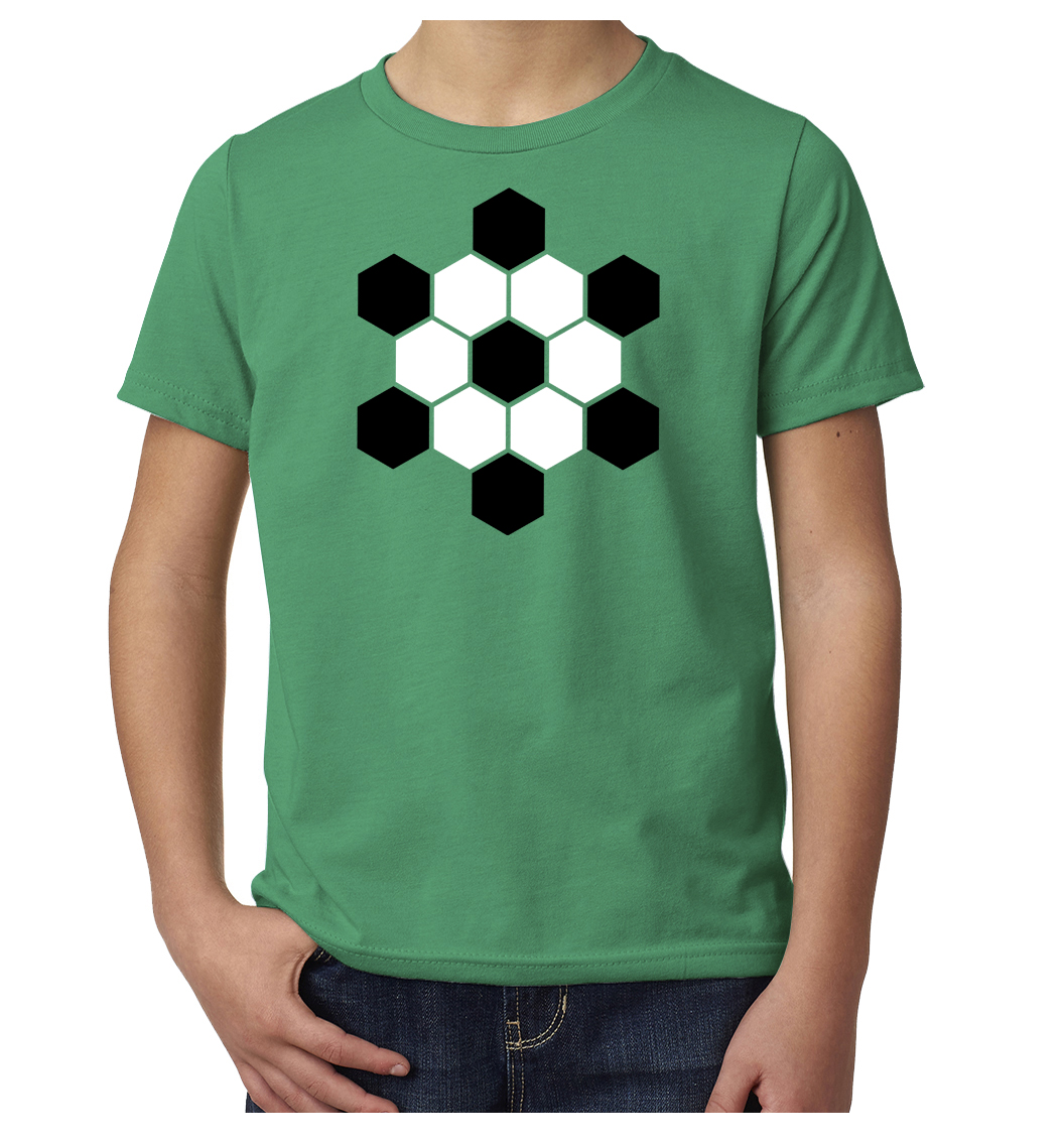 Soccer Ball Flower T-shirt, Kids Soccer Shirts, Graphic T-shirts - Picture 6 of 6