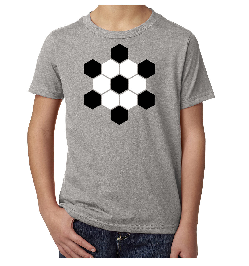 Soccer Ball Flower T-shirt, Kids Soccer Shirts, Graphic T-shirts - Picture 3 of 6