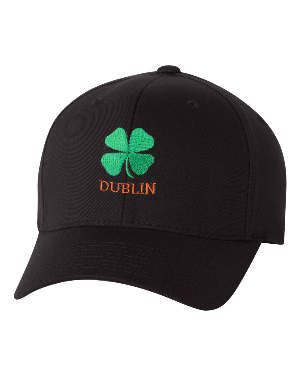 Sombrero ajustado para el día de San Patricio, trébol ajuste flexible sombrero de béisbol - trébol y Dublín - Imagen 4 de 7