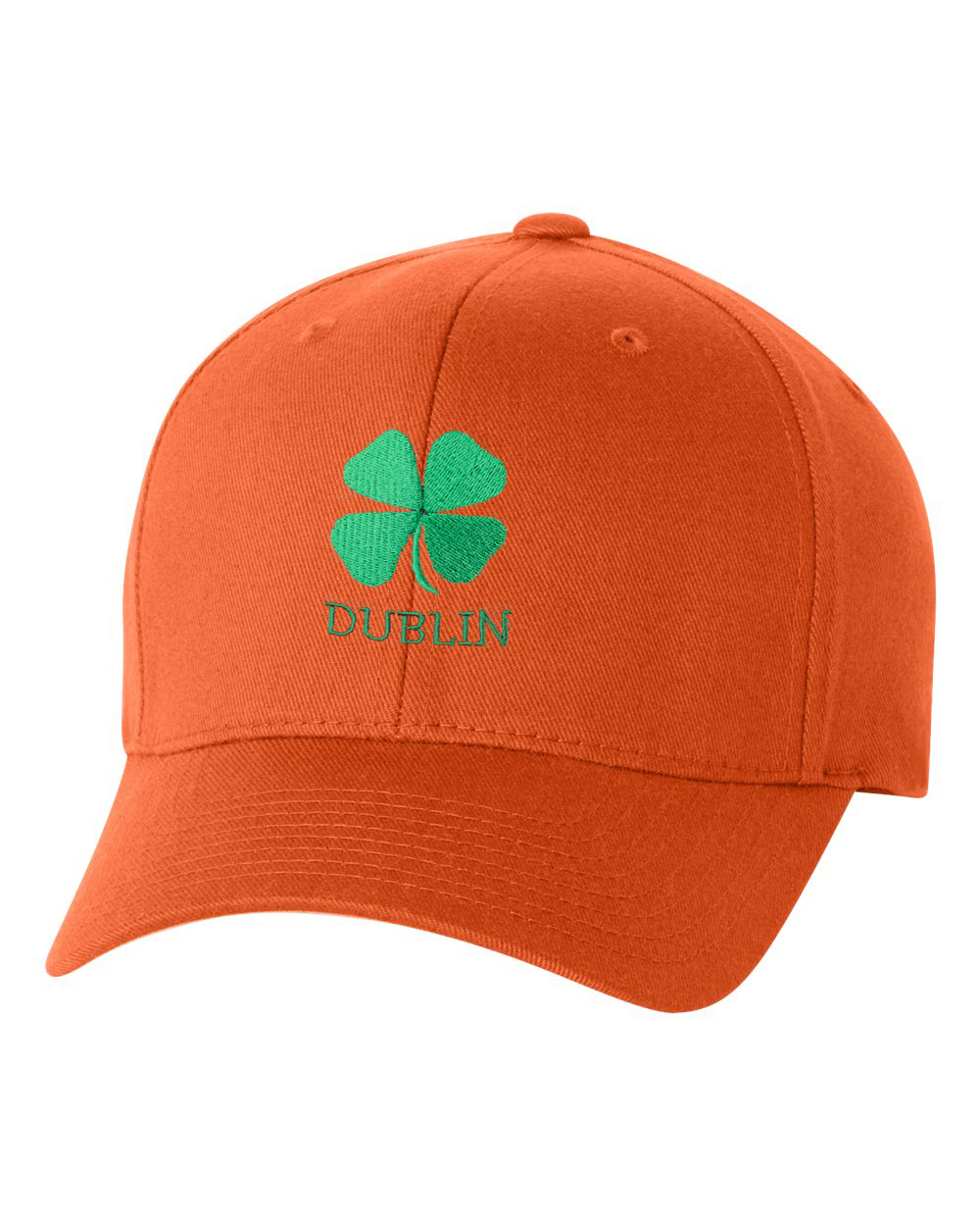 Sombrero ajustado para el día de San Patricio, trébol ajuste flexible sombrero de béisbol - trébol y Dublín - Imagen 6 de 7