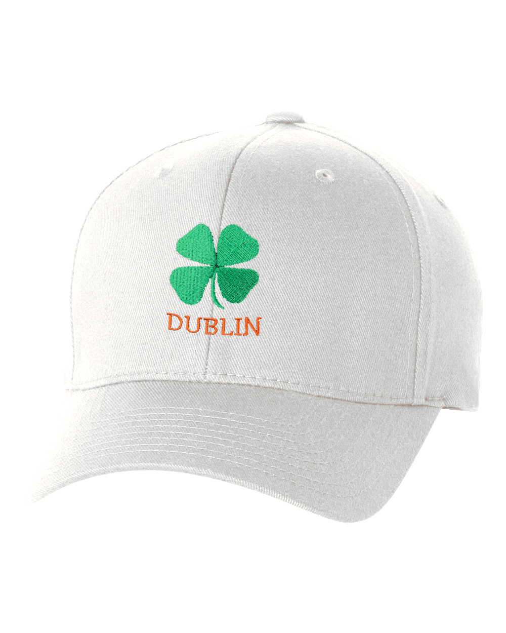 Sombrero ajustado para el día de San Patricio, trébol ajuste flexible sombrero de béisbol - trébol y Dublín - Imagen 7 de 7