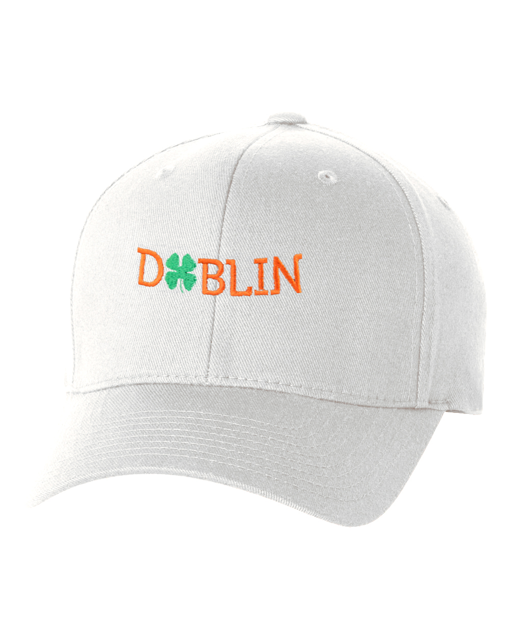 Sombrero ajustado para el día de San Patricio, cuatro hojas trébol ajuste flexible sombrero de béisbol - Dublín - Imagen 7 de 7